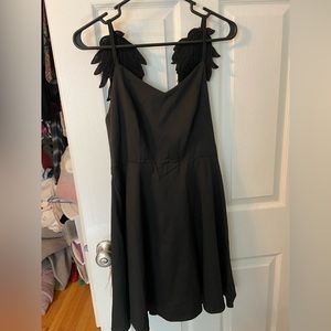 Black Angel Wing Dress